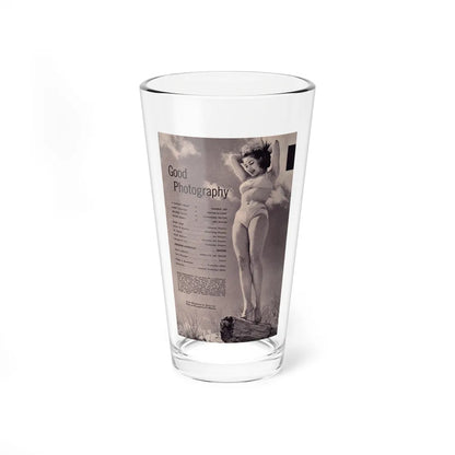 Julie Newmar #334 (Vintage Female Icon) Pint Glass 16oz 16oz - Go Mug Yourself