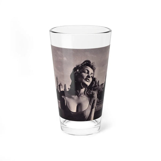 Julie Newmar #335 (Vintage Female Icon) Pint Glass 16oz 16oz - Go Mug Yourself
