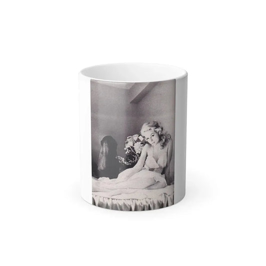 Julie Newmar #337 (Vintage Female Icon) Color Changing Coffee Mug 11oz - Go Mug Yourself