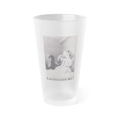 Julie Newmar #337 (Vintage Female Icon) Frosted Pint Glass 16oz-16oz-Frosted-Go Mug Yourself