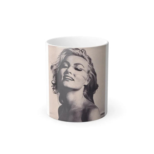 Julie Newmar #339 (Vintage Female Icon) Color Changing Coffee Mug 11oz - Go Mug Yourself