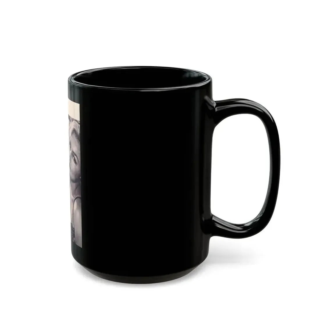 Julie Newmar #345 (Vintage Female Icon) Black Coffee Mug - Go Mug Yourself