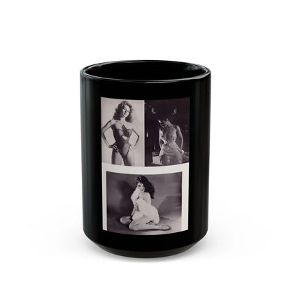 Julie Newmar #346 (Vintage Female Icon) Black Coffee Mug-15oz-Go Mug Yourself