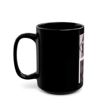 Julie Newmar #346 (Vintage Female Icon) Black Coffee Mug - Go Mug Yourself
