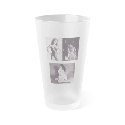 Julie Newmar #346 (Vintage Female Icon) Frosted Pint Glass 16oz 16oz Frosted - Go Mug Yourself