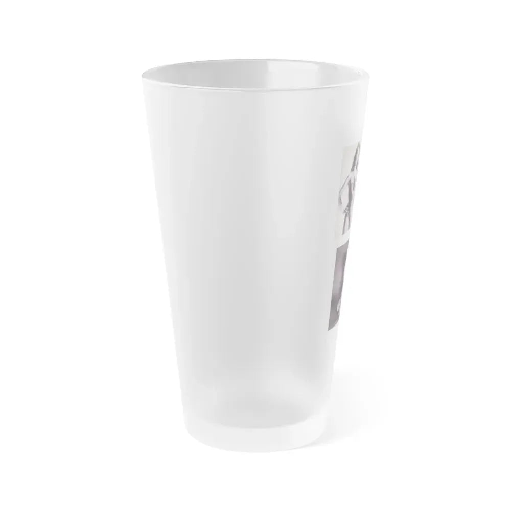 Julie Newmar #346 (Vintage Female Icon) Frosted Pint Glass 16oz - Go Mug Yourself