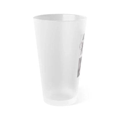 Julie Newmar #346 (Vintage Female Icon) Frosted Pint Glass 16oz - Go Mug Yourself