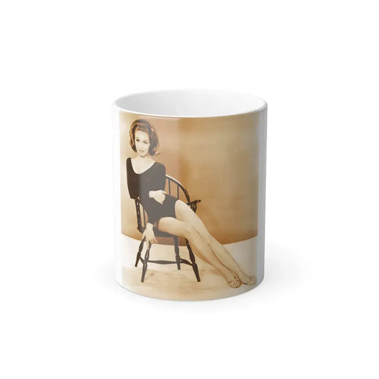 Julie Newmar #35 1 (Vintage Female Icon) Color Changing Coffee Mug 11oz - Go Mug Yourself
