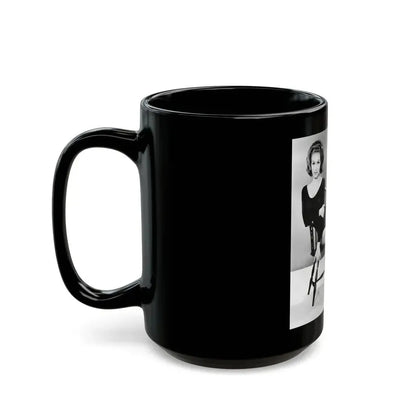 Julie Newmar #35 (Vintage Female Icon) Black Coffee Mug - Go Mug Yourself