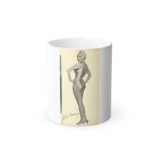 Julie Newmar #355 (Vintage Female Icon) Color Changing Coffee Mug 11oz - Go Mug Yourself