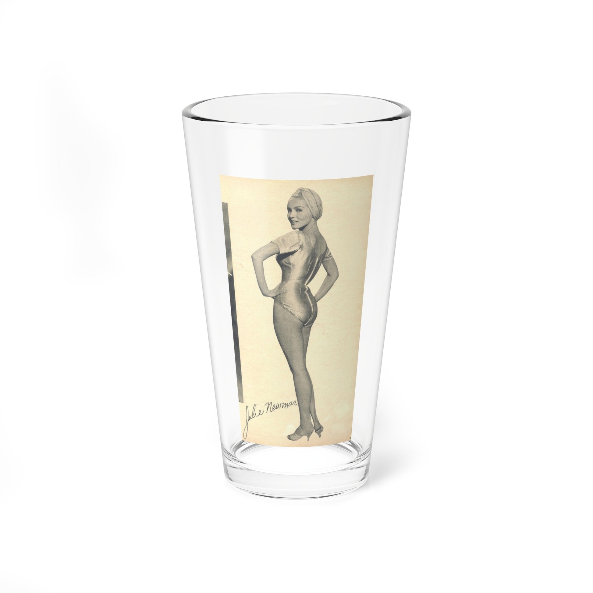 Julie Newmar #355 (Vintage Female Icon) Pint Glass 16oz-16oz-Go Mug Yourself