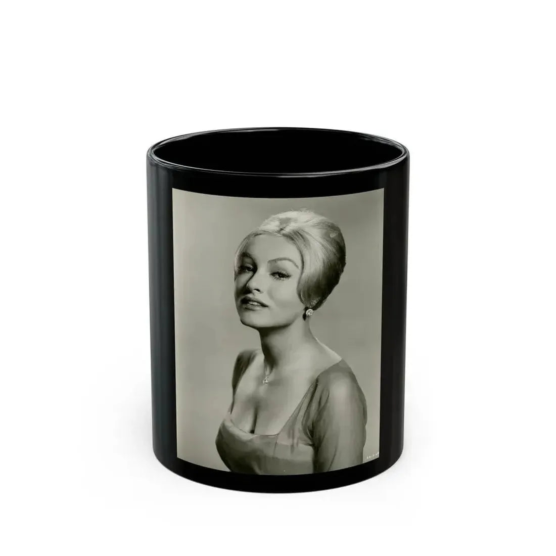 Julie Newmar #364 (Vintage Female Icon) Black Coffee Mug 11oz - Go Mug Yourself