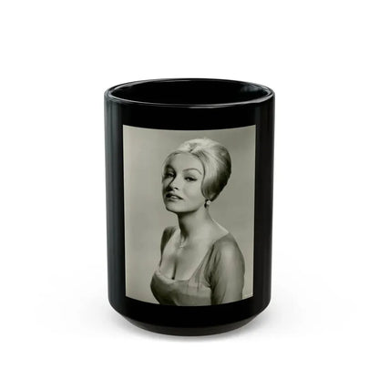 Julie Newmar #364 (Vintage Female Icon) Black Coffee Mug 15oz - Go Mug Yourself