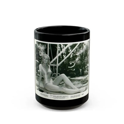 Julie Newmar #366 (Vintage Female Icon) Black Coffee Mug 15oz - Go Mug Yourself