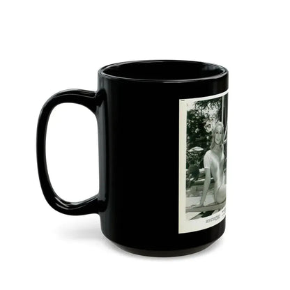 Julie Newmar #366 (Vintage Female Icon) Black Coffee Mug - Go Mug Yourself