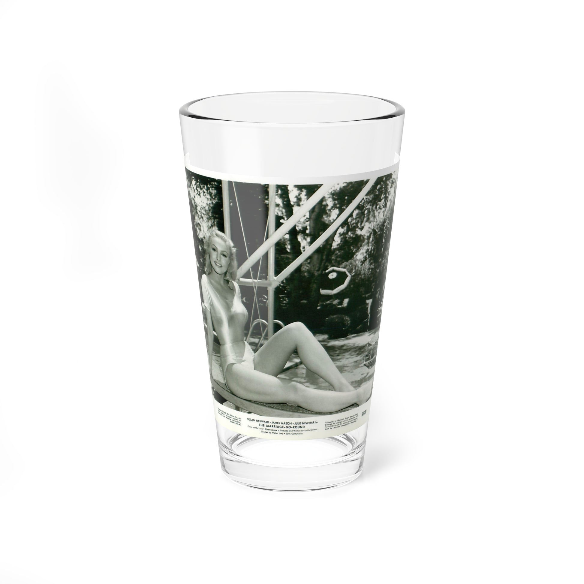 Julie Newmar #366 (Vintage Female Icon) Pint Glass 16oz-16oz-Go Mug Yourself