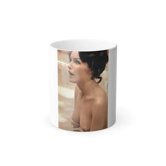Julie Newmar #372 - Topless (Vintage Female Icon) Color Changing Coffee Mug 11oz - Go Mug Yourself