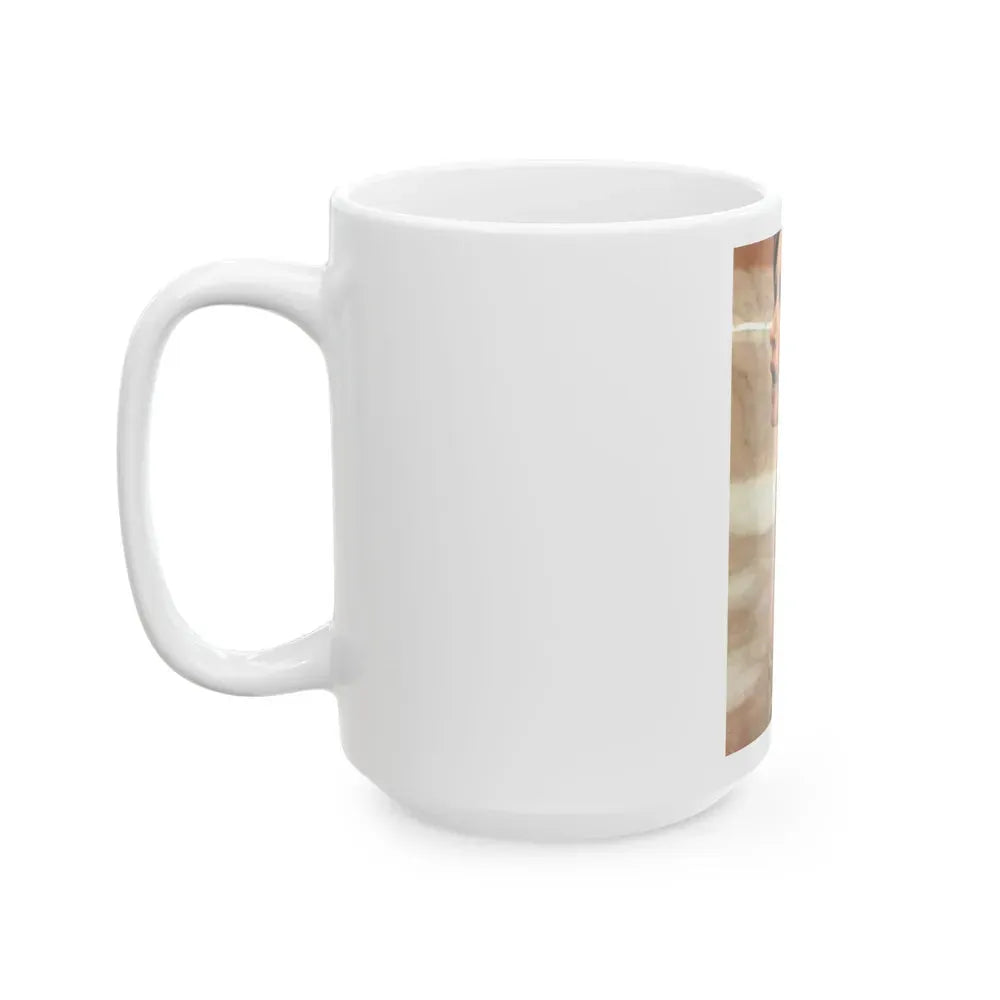 Julie Newmar #372 - Topless (Vintage Female Icon) White Coffee Mug - Go Mug Yourself