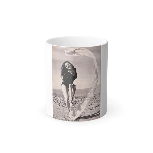 Julie Newmar #374 (Vintage Female Icon) Color Changing Coffee Mug 11oz - Go Mug Yourself