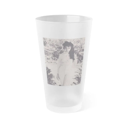 Julie Newmar #375 (Vintage Female Icon) Frosted Pint Glass 16oz-16oz-Frosted-Go Mug Yourself