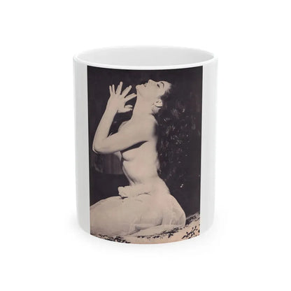 Julie Newmar #376 (Vintage Female Icon) White Coffee Mug 11oz - Go Mug Yourself