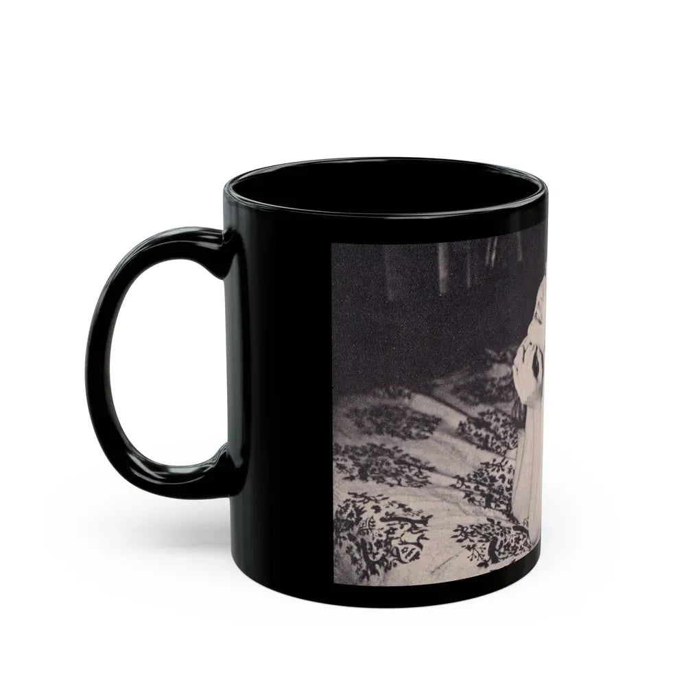 Julie Newmar #377 (Vintage Female Icon) Black Coffee Mug - Go Mug Yourself