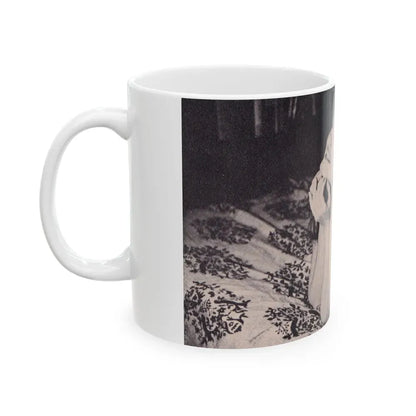 Julie Newmar #377 (Vintage Female Icon) White Coffee Mug - Go Mug Yourself