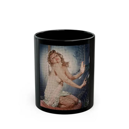 Julie Newmar #385 (Vintage Female Icon) Black Coffee Mug 11oz - Go Mug Yourself