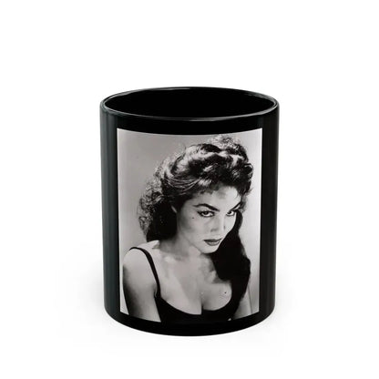 Julie Newmar #39 (Vintage Female Icon) Black Coffee Mug 11oz - Go Mug Yourself