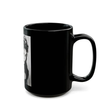 Julie Newmar #39 (Vintage Female Icon) Black Coffee Mug - Go Mug Yourself