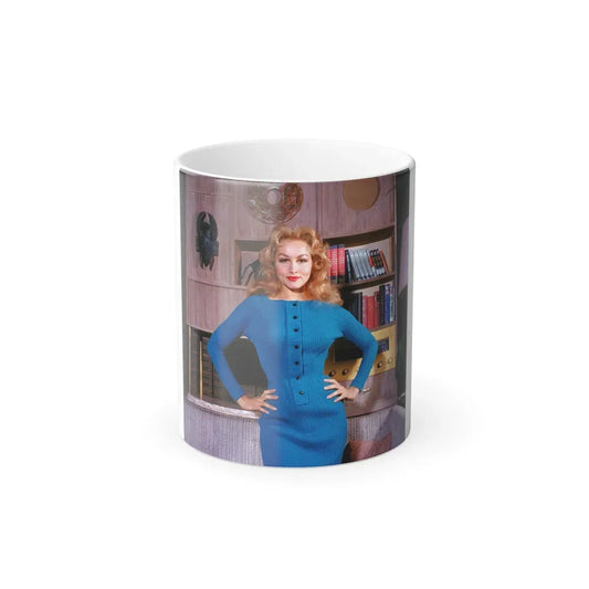 Julie Newmar #394 (Vintage Female Icon) Color Changing Coffee Mug 11oz - Go Mug Yourself