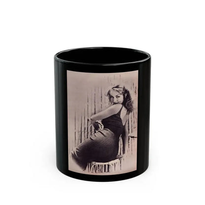 Julie Newmar #404 (Vintage Female Icon) Black Coffee Mug 11oz - Go Mug Yourself