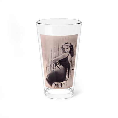 Julie Newmar #404 (Vintage Female Icon) Pint Glass 16oz 16oz - Go Mug Yourself