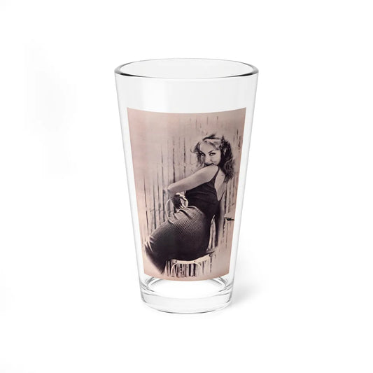 Julie Newmar #404 (Vintage Female Icon) Pint Glass 16oz 16oz - Go Mug Yourself