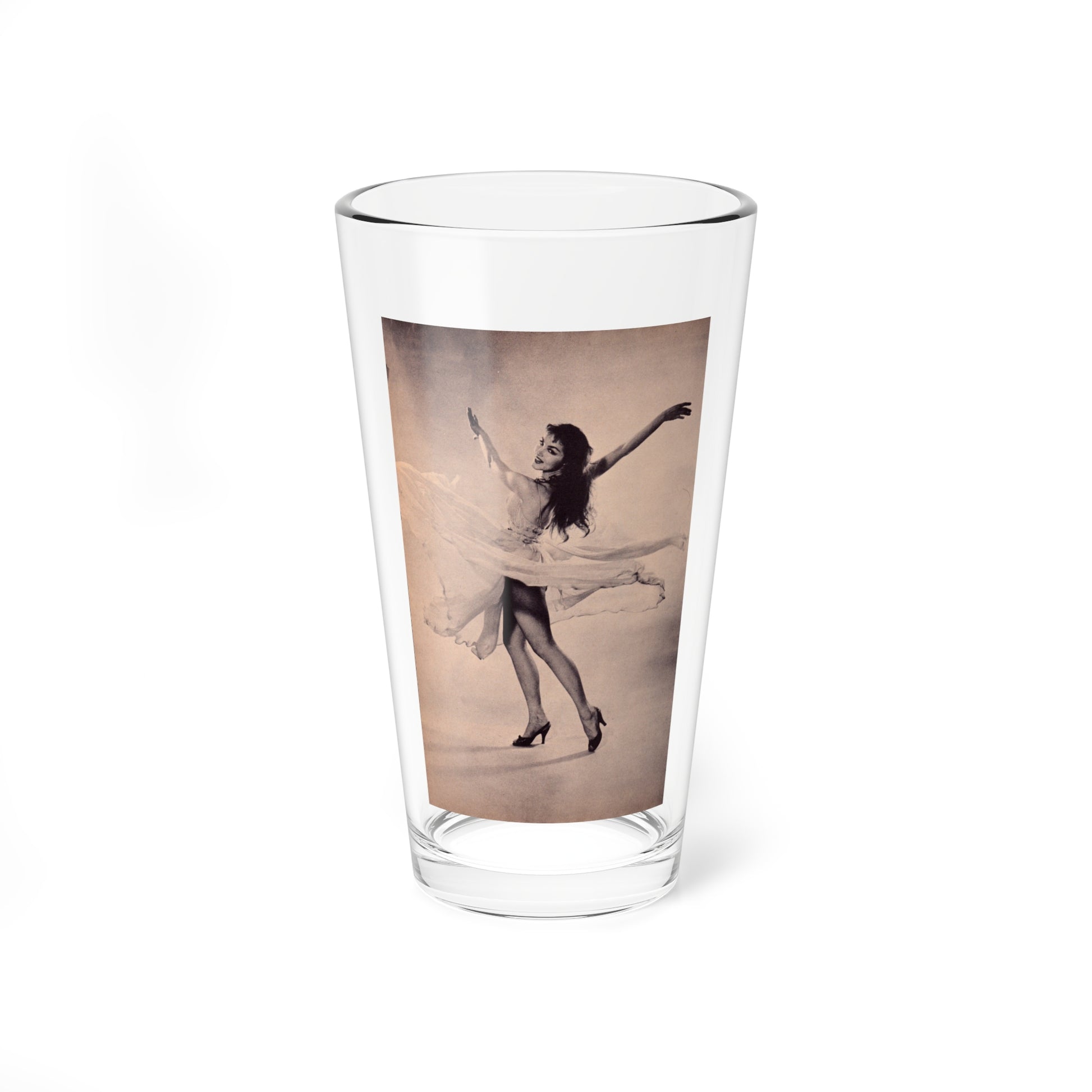 Julie Newmar #423 (Vintage Female Icon) Pint Glass 16oz-16oz-Go Mug Yourself