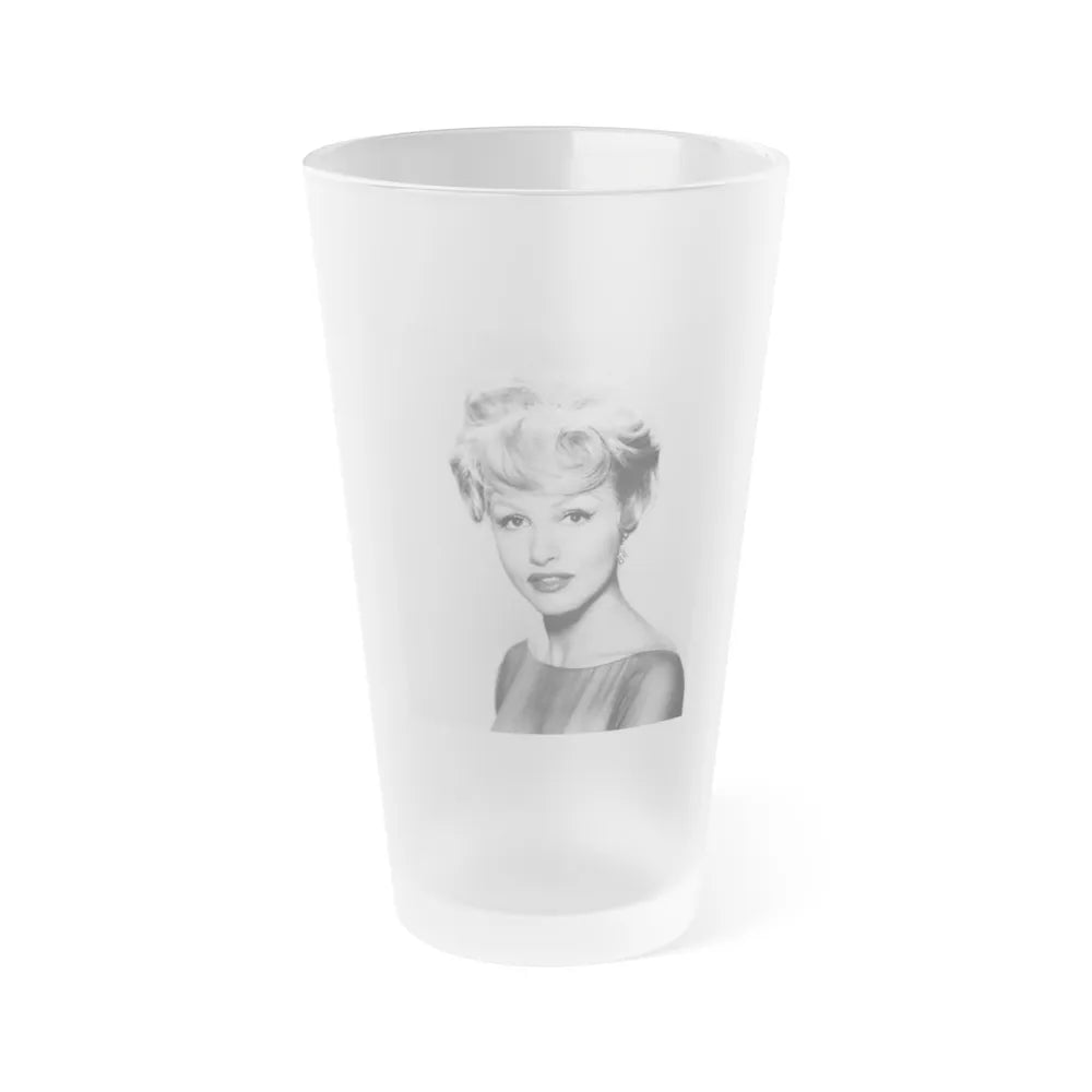 Julie Newmar #434 (Vintage Female Icon) Frosted Pint Glass 16oz-16oz-Frosted-Go Mug Yourself