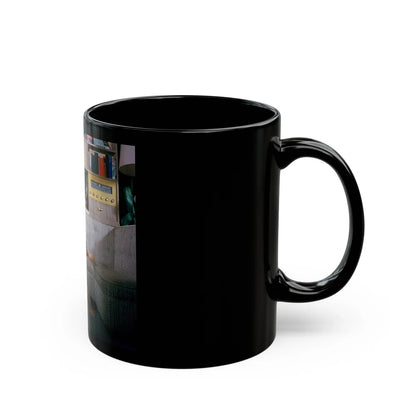 Julie Newmar #436 (Vintage Female Icon) Black Coffee Mug-Go Mug Yourself