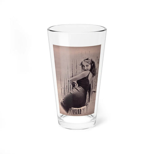 Julie Newmar #447 (Vintage Female Icon) Pint Glass 16oz 16oz - Go Mug Yourself