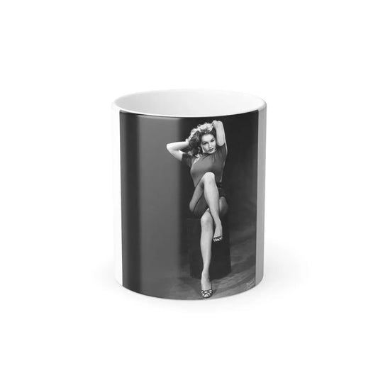 Julie Newmar #449 (Vintage Female Icon) Color Changing Coffee Mug 11oz - Go Mug Yourself