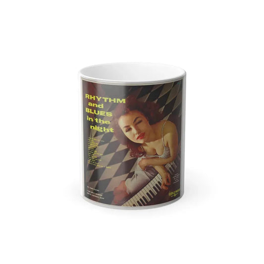 Julie Newmar #465 (Vintage Female Icon) Color Changing Coffee Mug 11oz - Go Mug Yourself