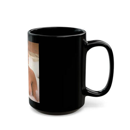 Julie Newmar #468 - Topless (Vintage Female Icon) Black Coffee Mug-Go Mug Yourself