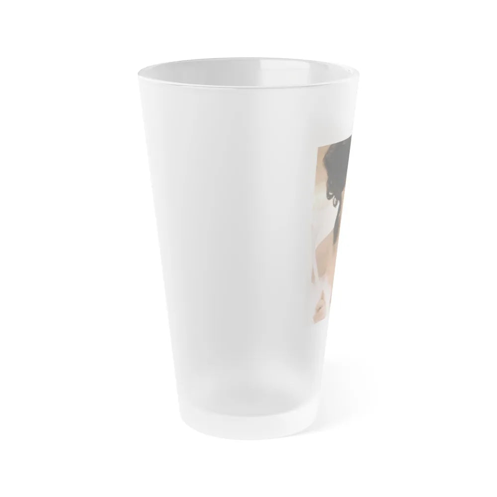 Julie Newmar #468 - Topless (Vintage Female Icon) Frosted Pint Glass 16oz-Go Mug Yourself