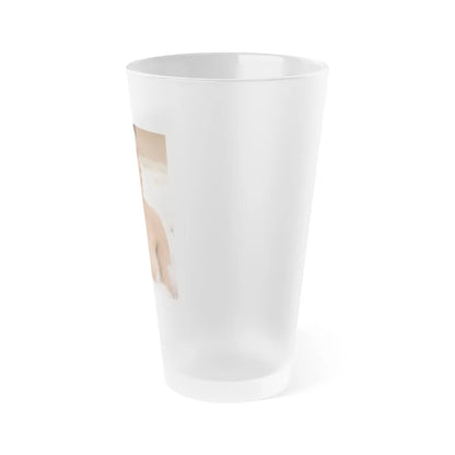 Julie Newmar #468 - Topless (Vintage Female Icon) Frosted Pint Glass 16oz-Go Mug Yourself