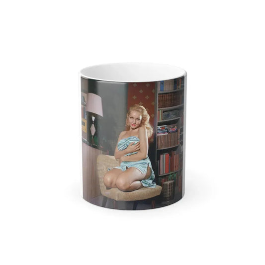 Julie Newmar #485 (Vintage Female Icon) Color Changing Coffee Mug 11oz - Go Mug Yourself