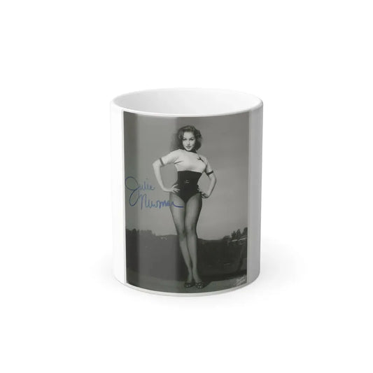 Julie Newmar #486 (Vintage Female Icon) Color Changing Coffee Mug 11oz - Go Mug Yourself