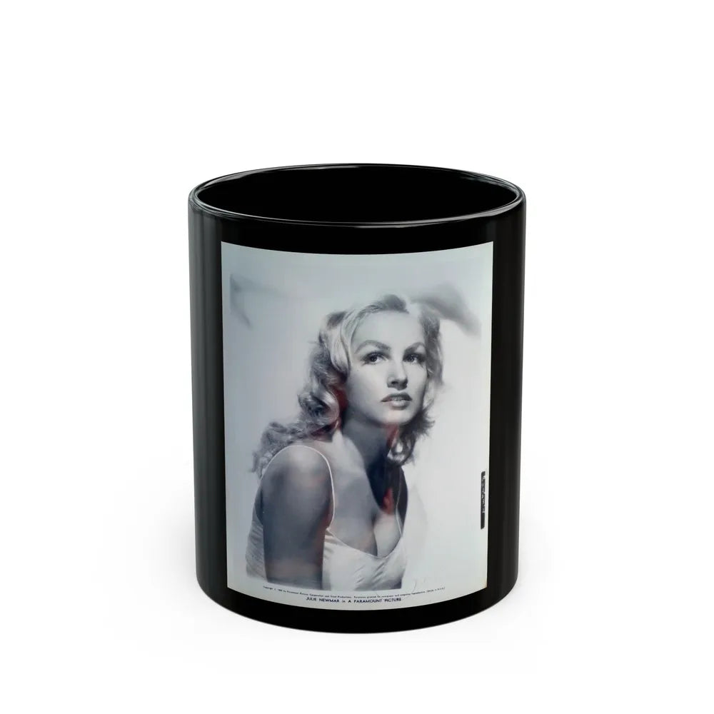 Julie Newmar #487 (Vintage Female Icon) Black Coffee Mug-11oz-Go Mug Yourself