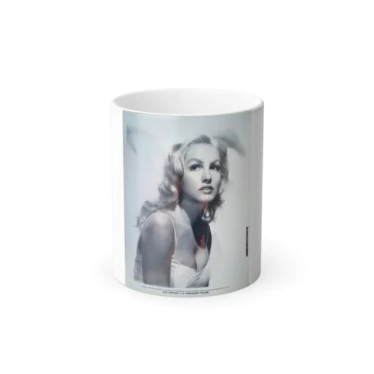 Julie Newmar #487 (Vintage Female Icon) Color Changing Coffee Mug 11oz - Go Mug Yourself