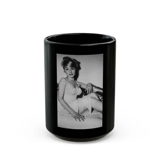 Julie Newmar #496 (Vintage Female Icon) Black Coffee Mug 15oz - Go Mug Yourself
