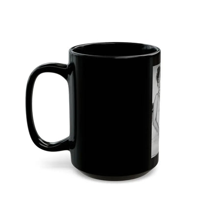 Julie Newmar #496 (Vintage Female Icon) Black Coffee Mug - Go Mug Yourself