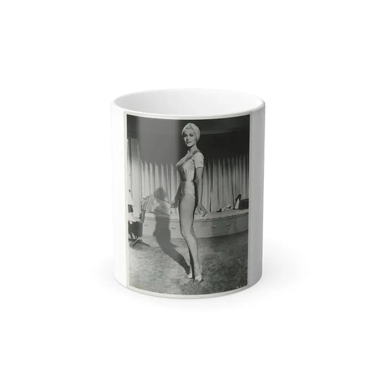 Julie Newmar #505 (Vintage Female Icon) Color Changing Coffee Mug 11oz - Go Mug Yourself